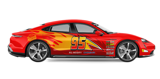 GMT 160g Digital Printable Custom Car Wrap Vinyl Racer 95 Substitute To MPI 1105