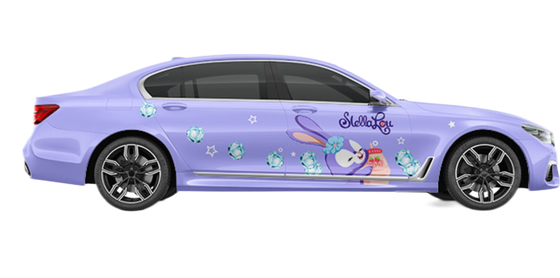 Printable Custom Car Wrap Vinyl Substitute To MPI 1105 StellaLou Posters 80 Micron