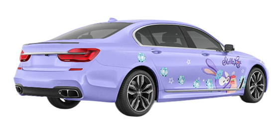 Printable Custom Car Wrap Vinyl Substitute To MPI 1105 StellaLou Posters 80 Micron
