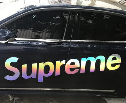 ISO Laser Car Vinyl Sticker Holographic Self Adhesive Vinyl Roll