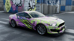 Green Acid 60m PVC Digital Print Car Wrap Vinyl Roll Double PE Liner