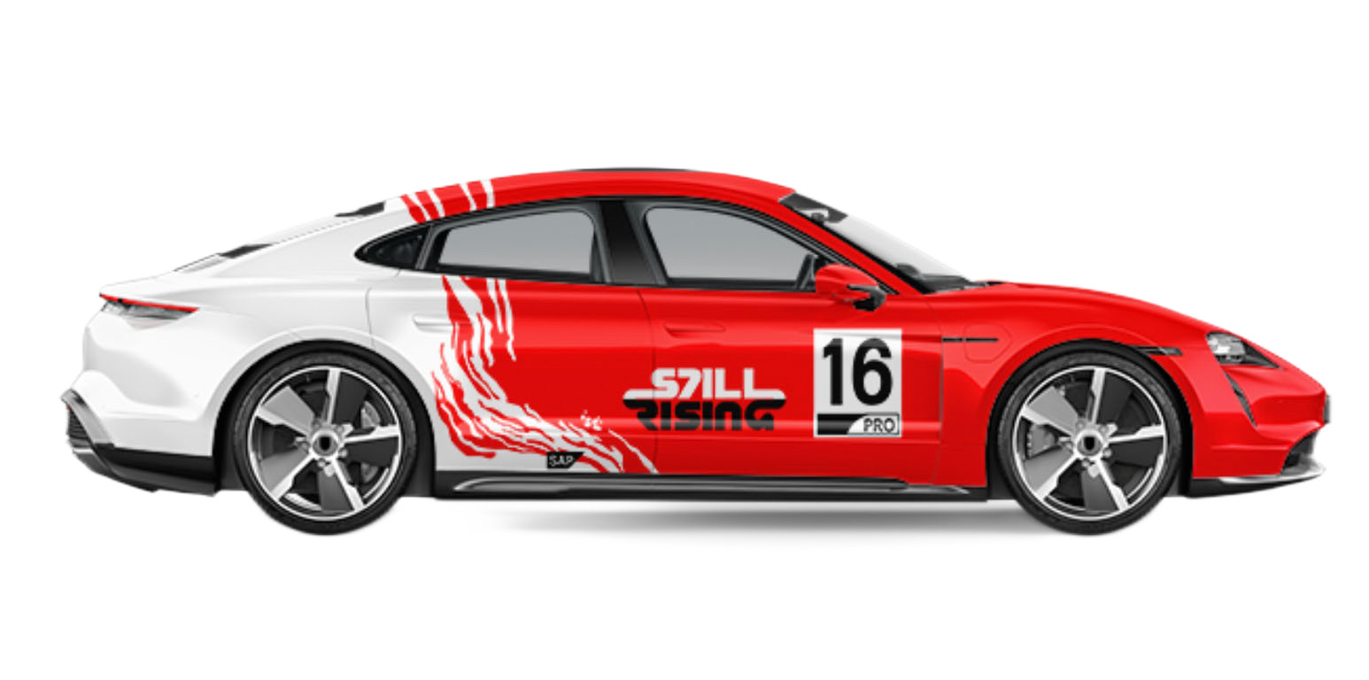 Classic Custom Car Wrap Vinyl Film Roll Still Rising Red Racer Pvc Film Glossy Matte Epson Printed