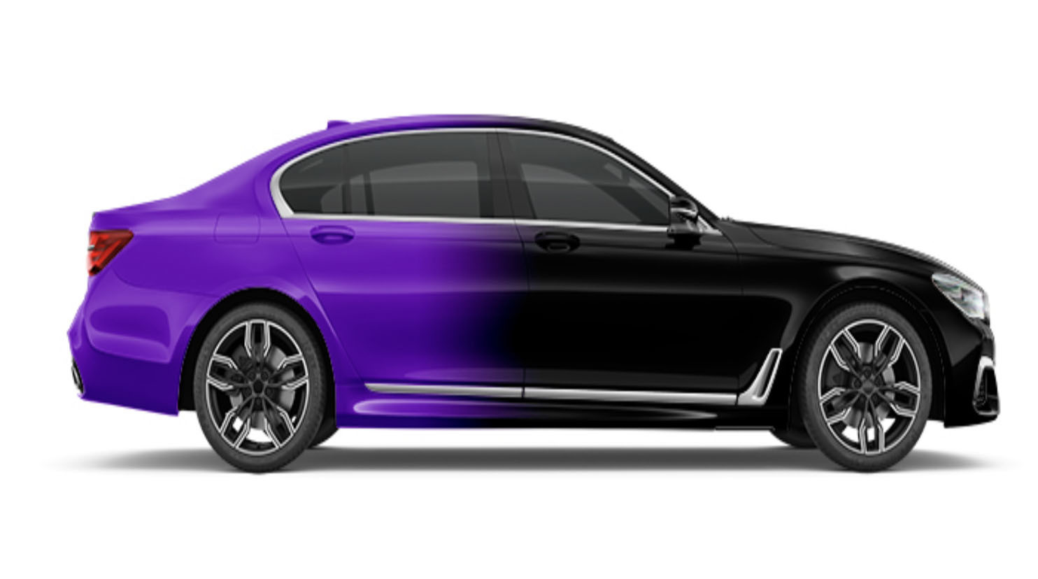 GMT Printable Vinyl Gradient in purple and black Digital Wrap Vinyl Custom Car Wrap Film Substitute to MPI 1105