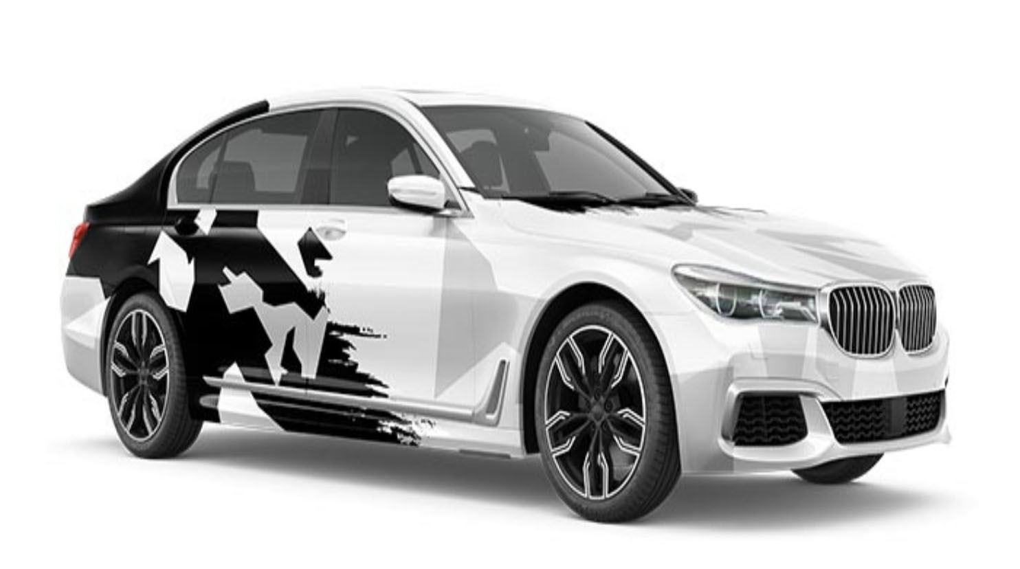 Block in Gredient Ink Gloss 60in Oem Color Match Vinyl Wrap 1.52*20m Size