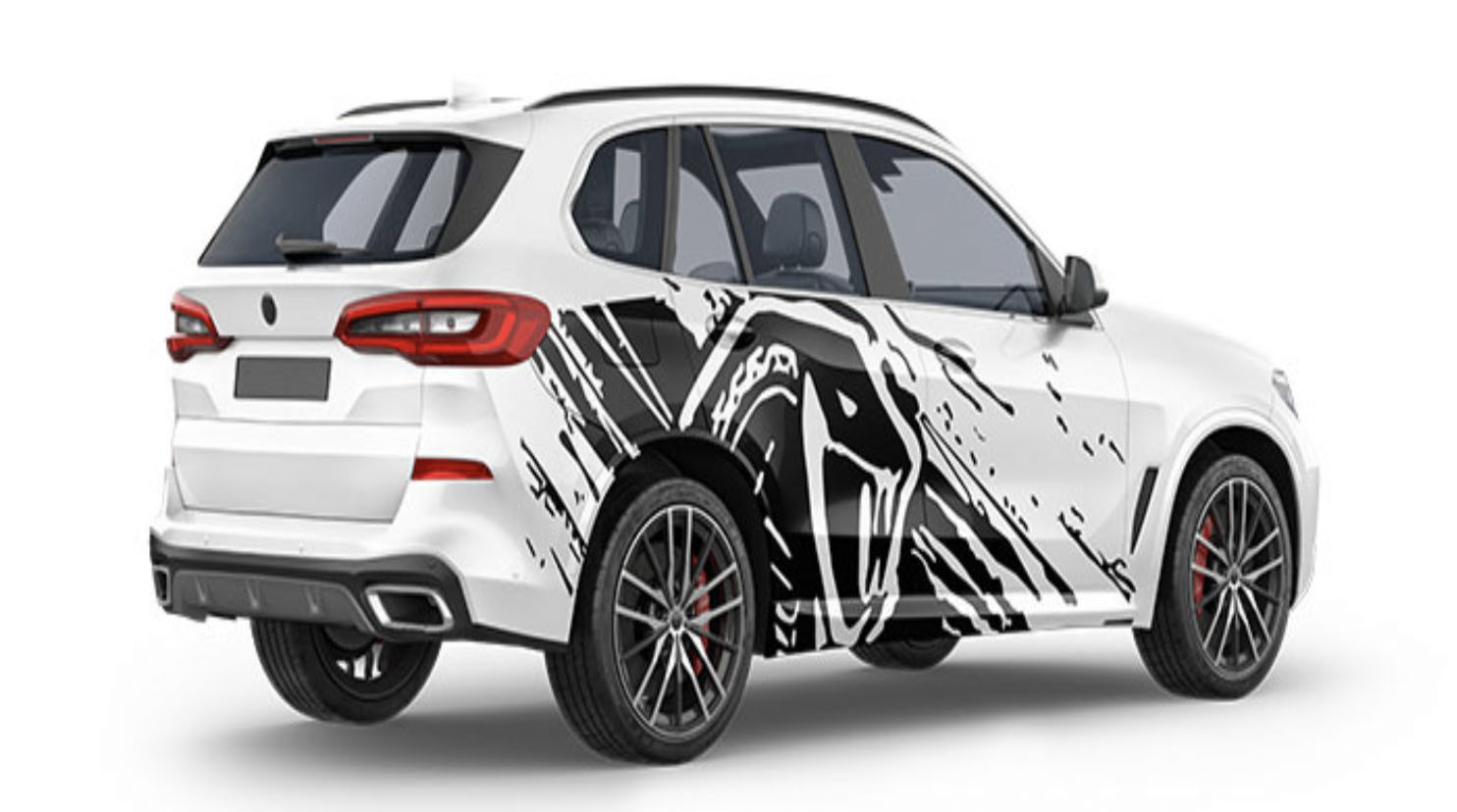 Rattlesnake Digital Print Car Wrap Vinyl 160g Glossy Matte PVC Film